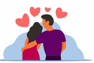 loving couple illustrator